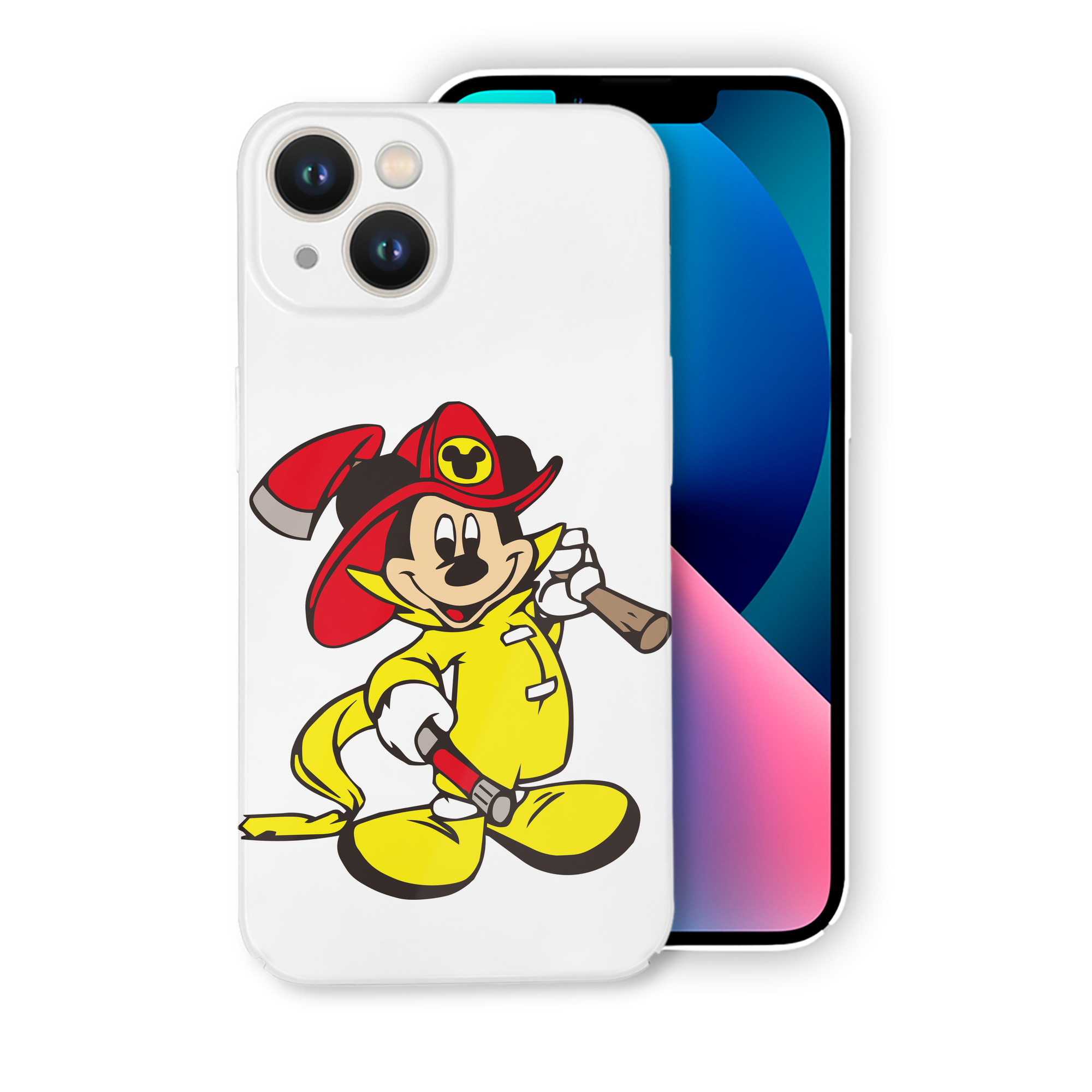 （画像用） ミッキーマウス Mickey Mouse 【iPhone 14シリーズ対応】ハードケース